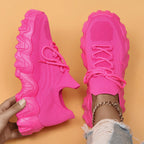 Mesh Lace Up Lightweight Classic Slip on Sneakers for Women