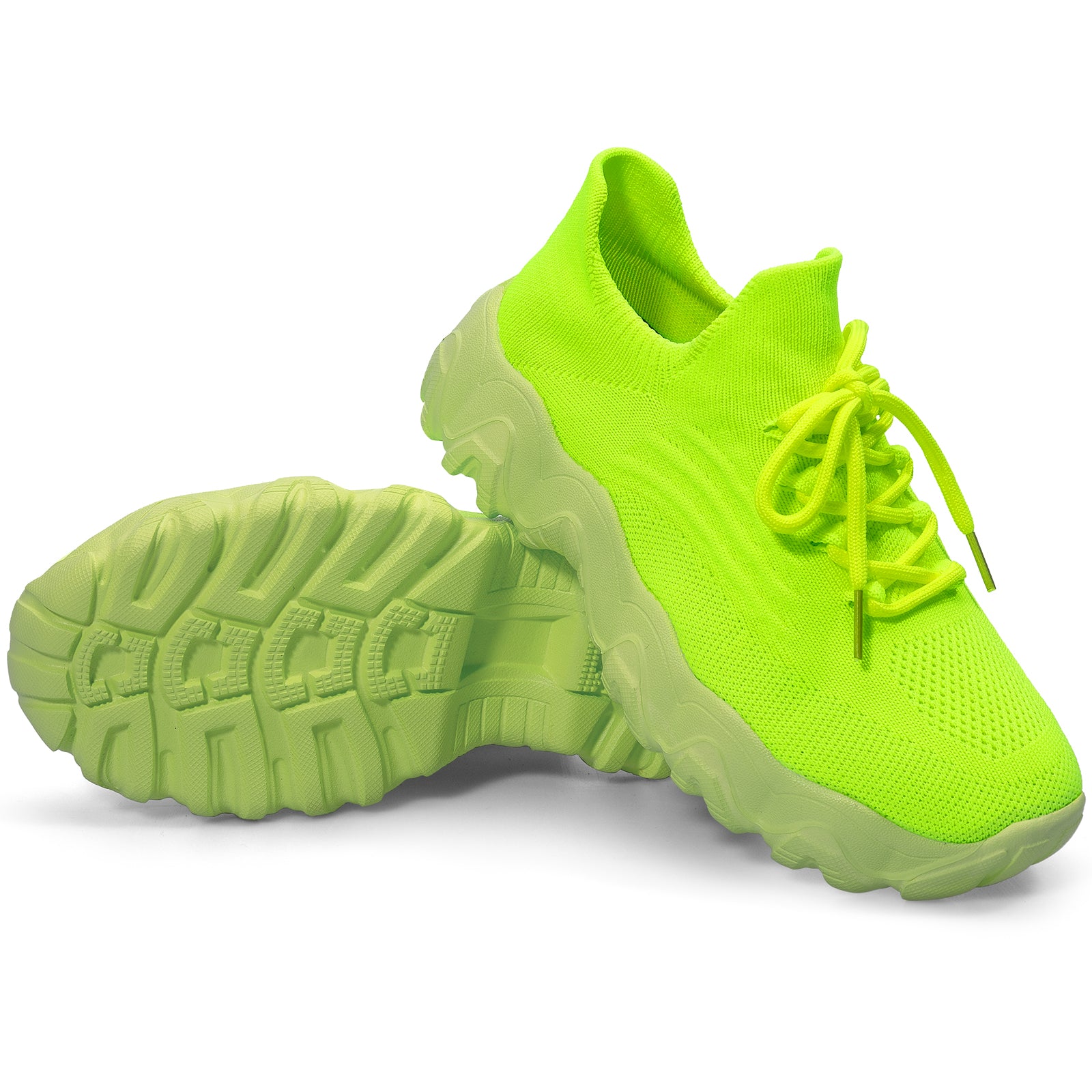 Colorful Lace Up Lightweight Slip on Walking Shoes for Women