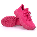 Colorful Lace Up Lightweight Slip on Walking Shoes for Women