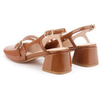 Chunky Low Block Heels Mary Jane Shoes